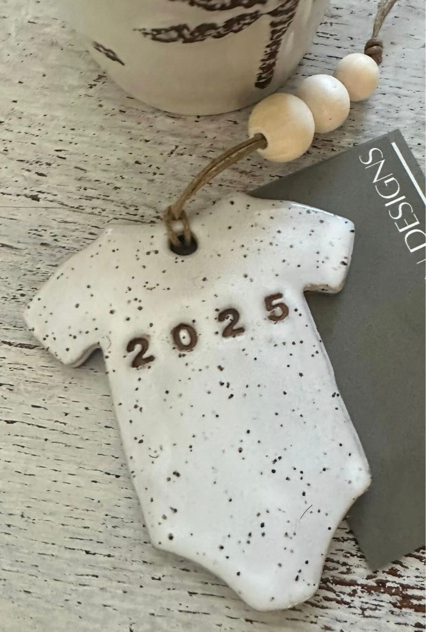 Speckled Onesie Ornament